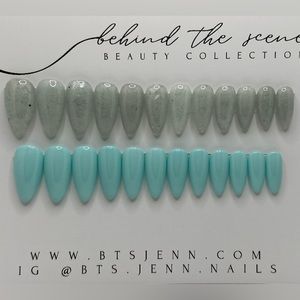 Amazonite Crystal Press On Nails